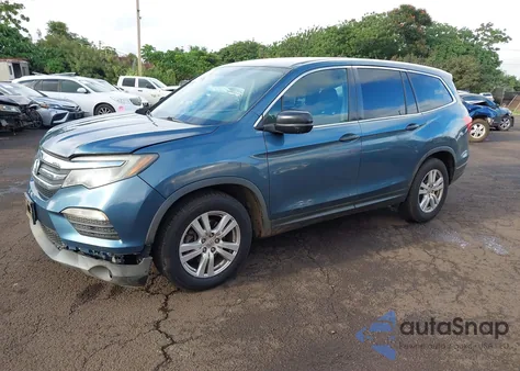 2016 Honda Pilot Lx from USA, damaged, VIN 5FNYF5H12GB057503